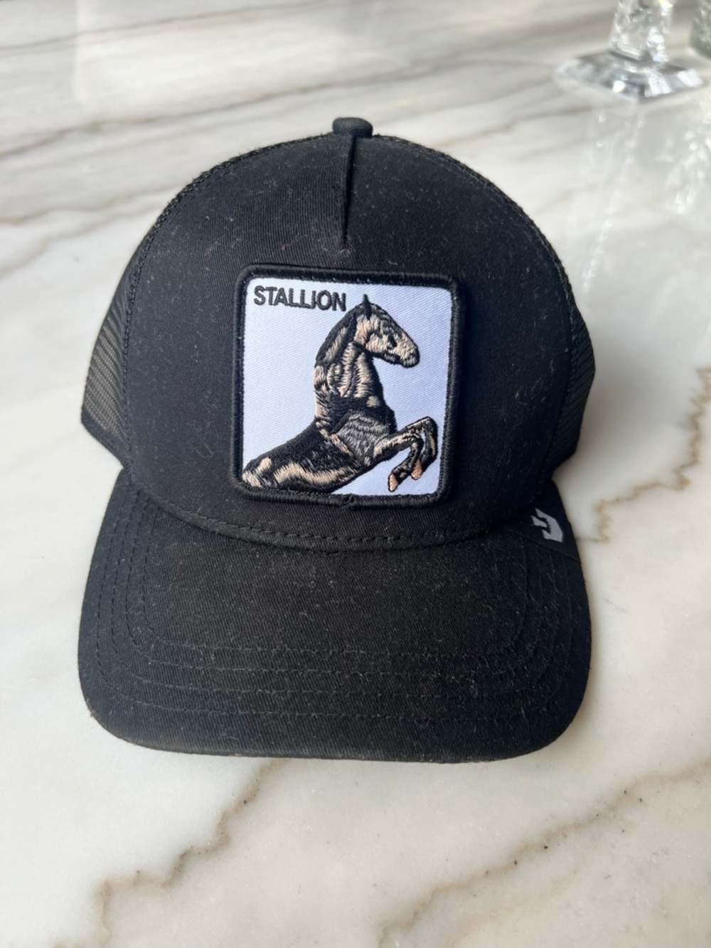 Goorin Bros Black Stallion Patch Trucker Hat